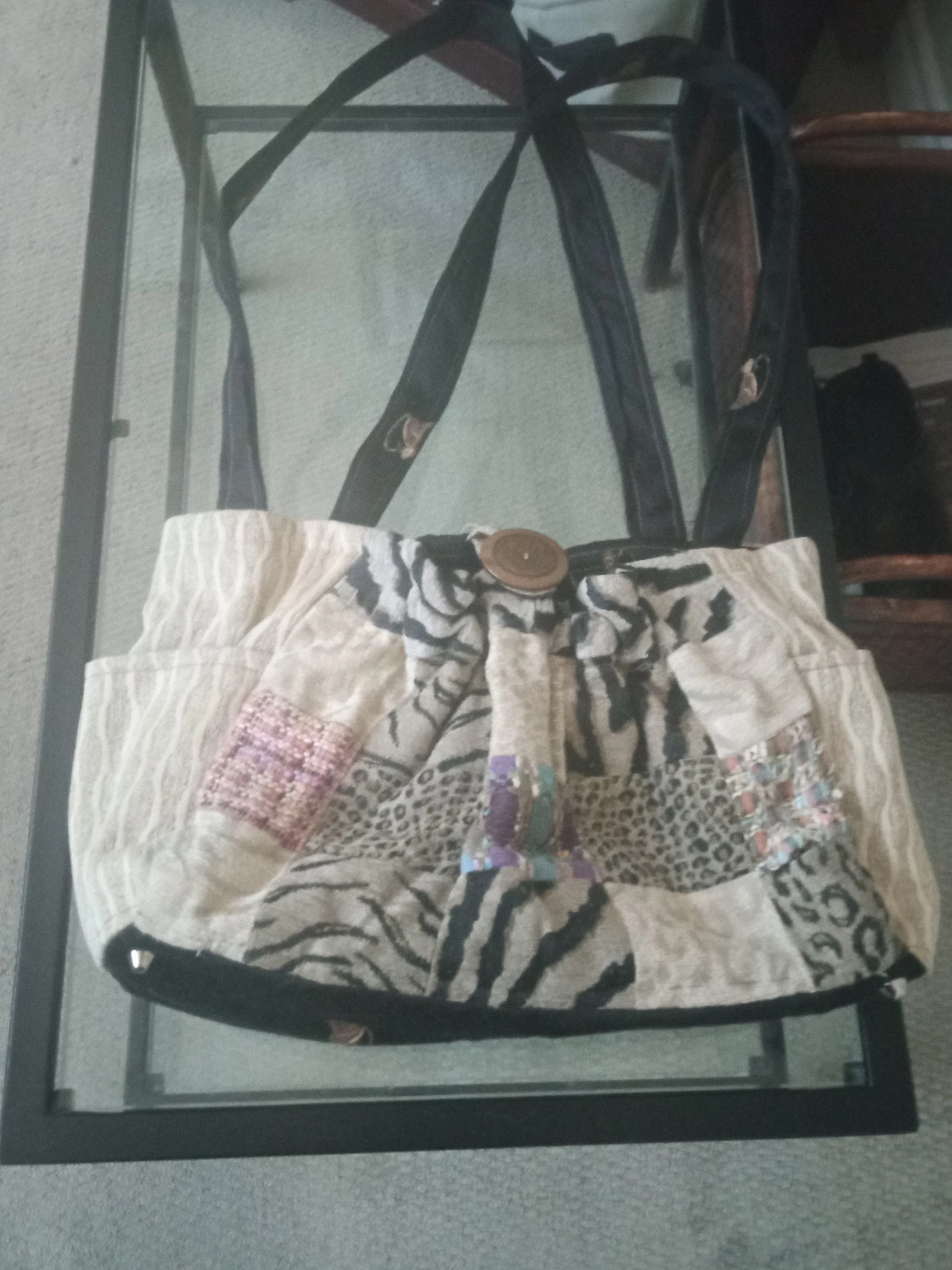Patchwork Hobo Shoulder Bag