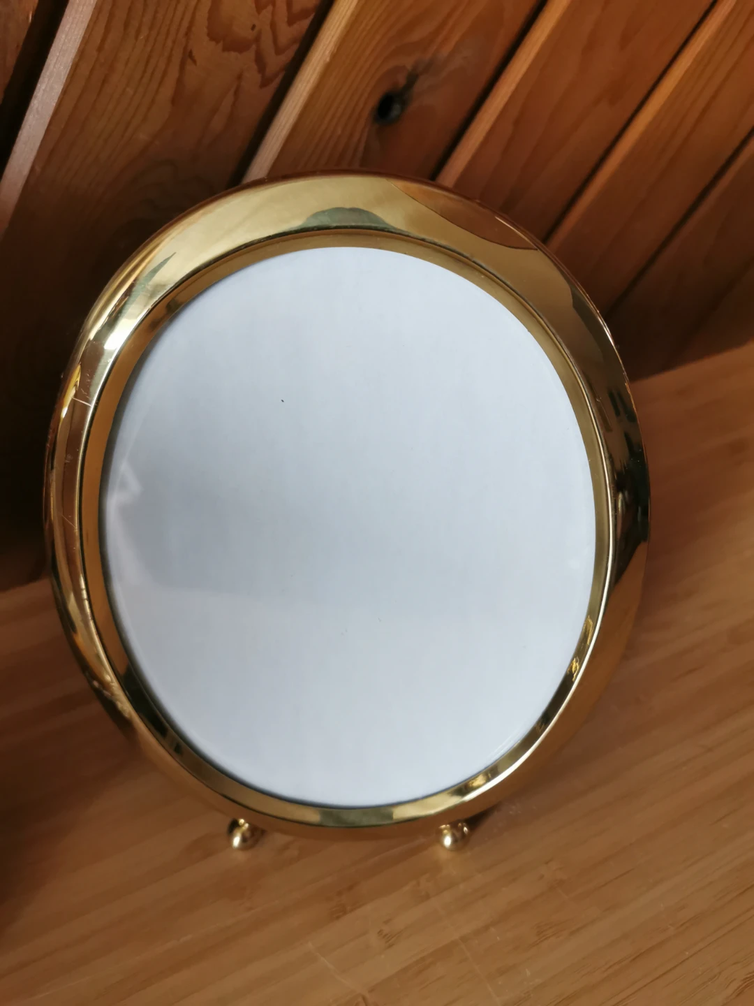 Vintage Brass Oval Picture Frames Set of 2 - photo 3