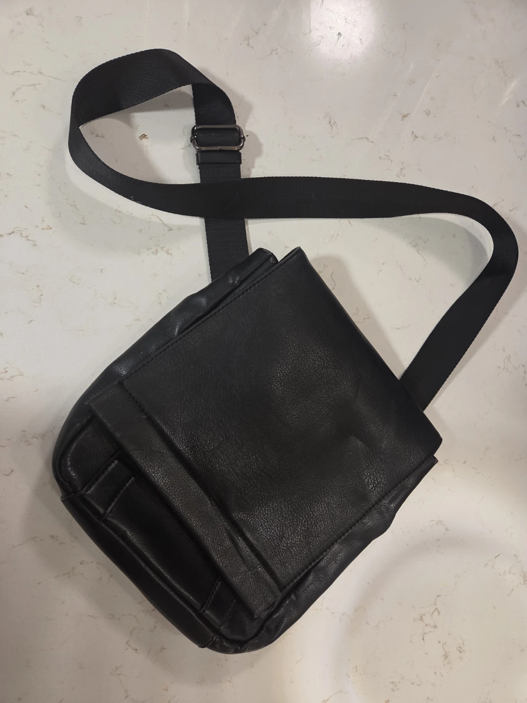 Black Messenger Bag - Zara