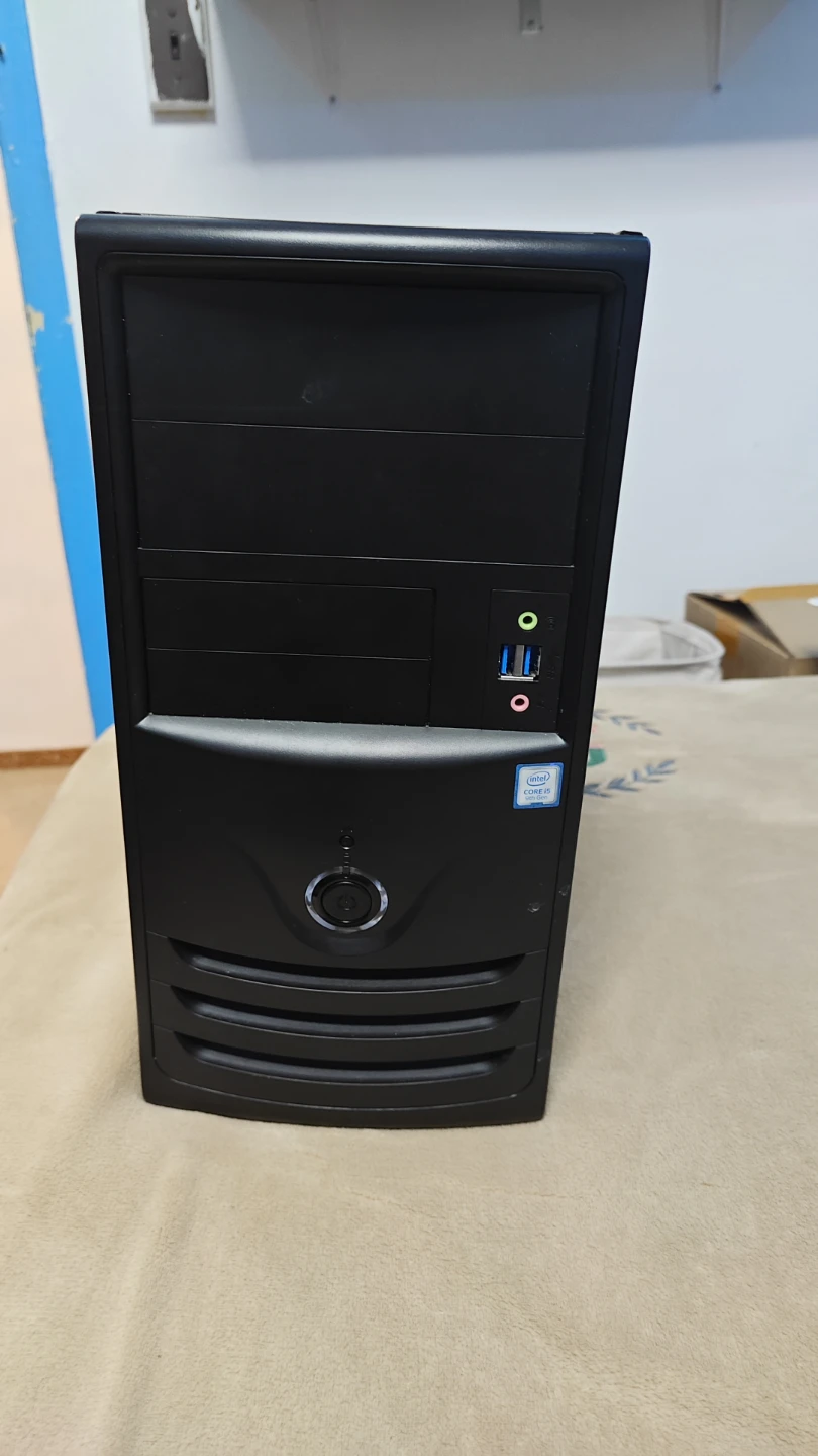 Black Desktop Computer Tower (ash only)