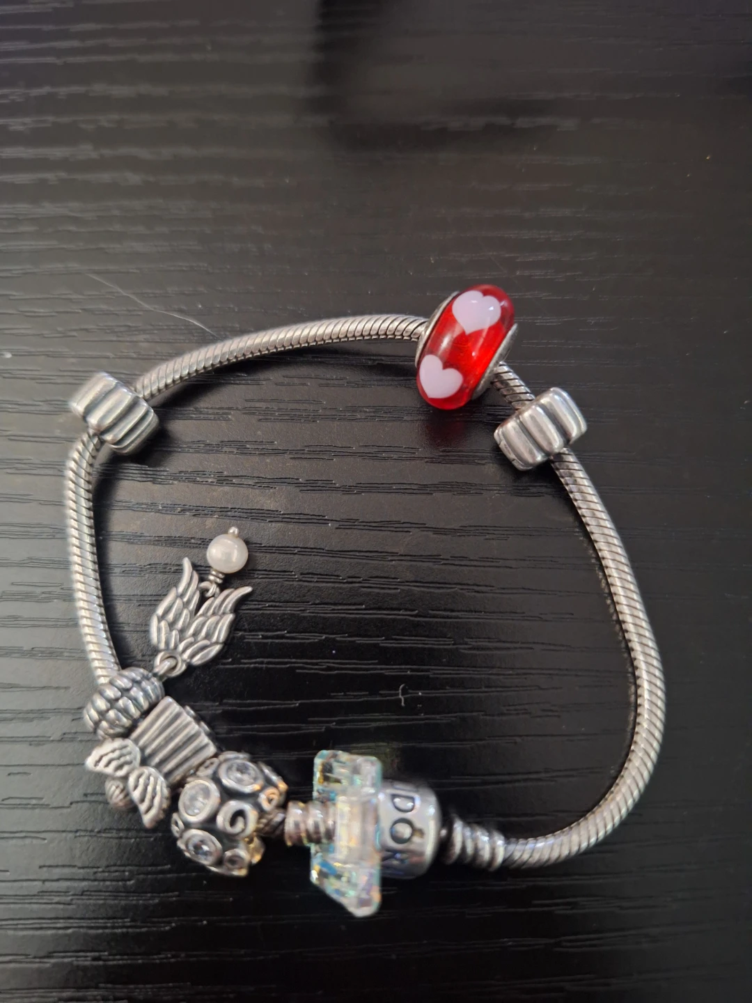 Pandora Sterling Silver Charm Bracelet with Charms