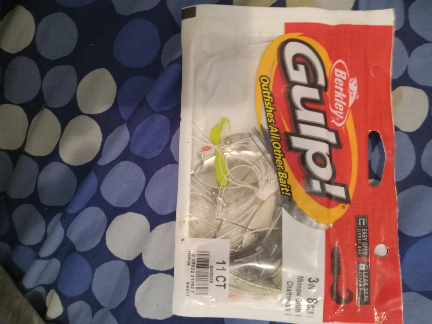 Berkley Gulp! Minnow Grub 3" 8cm Fishing Lures - 2 Packs - photo 2