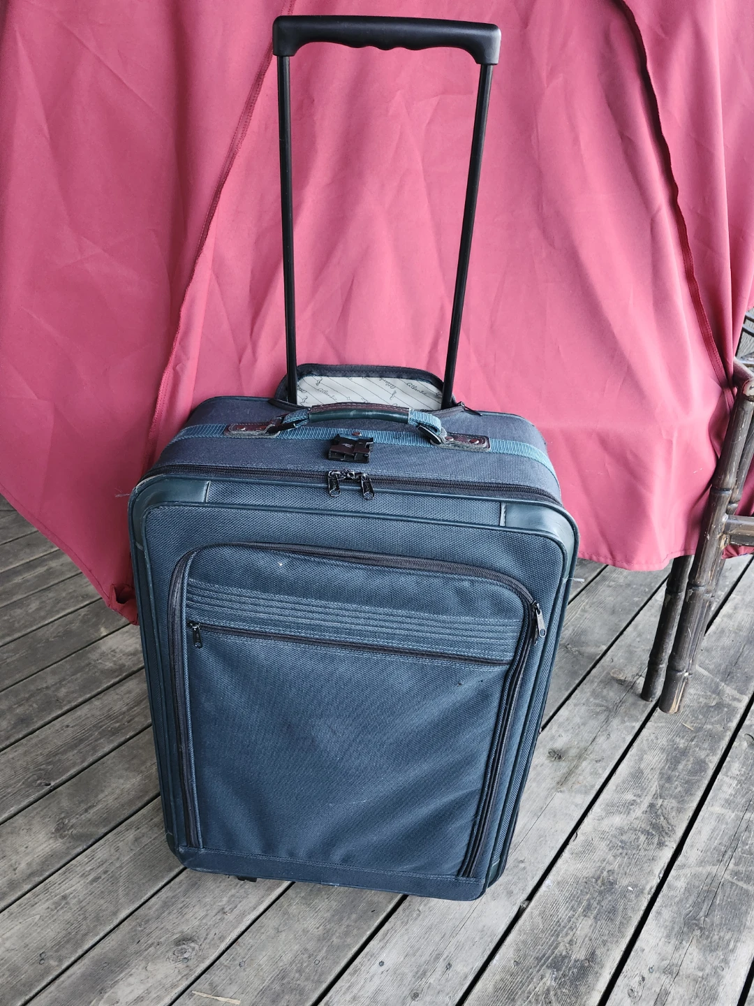 Teal Rolling Suitcase - photo 3