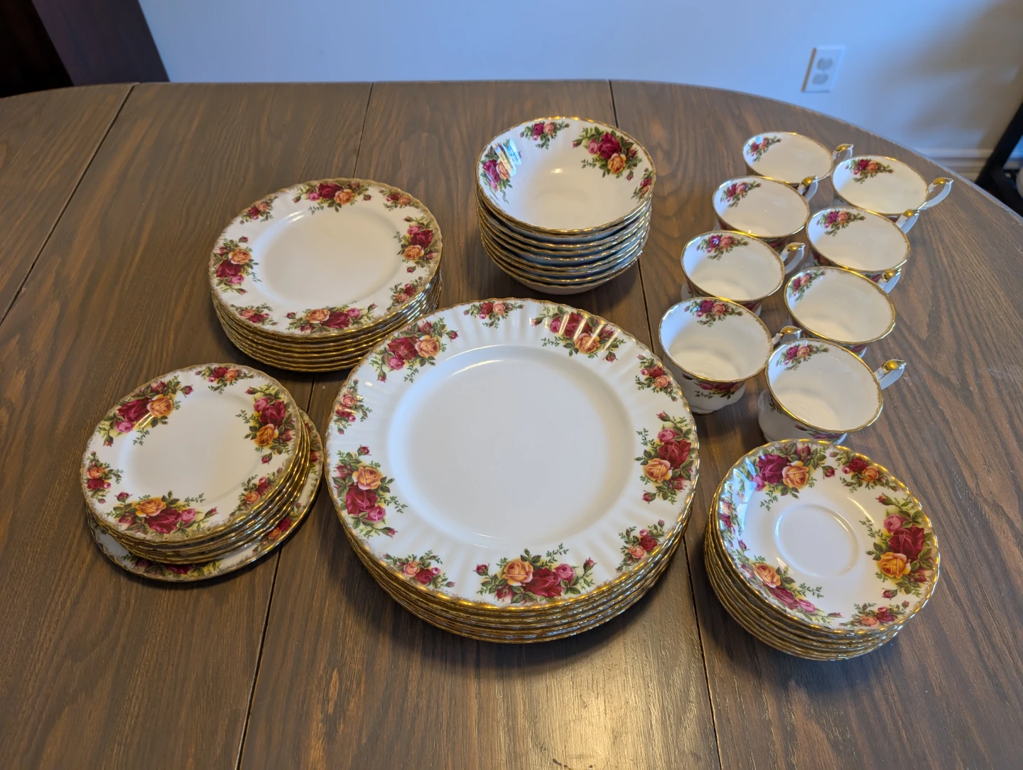 Royal Albert Old Country Roses Tea Set - photo 3