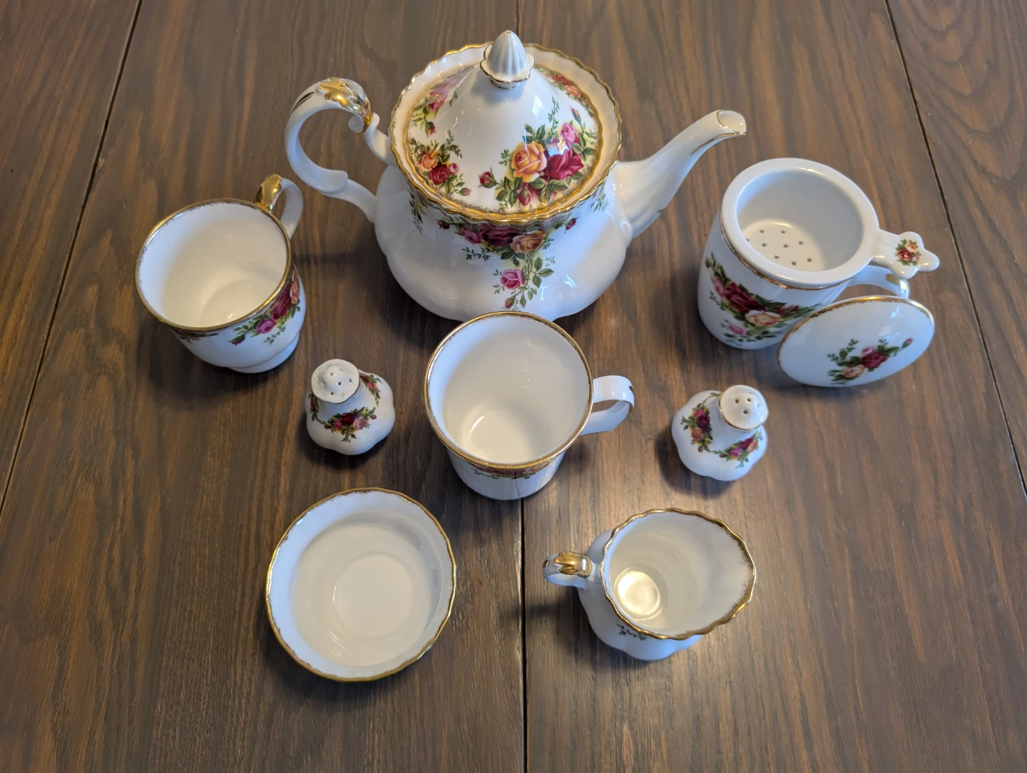Royal Albert Old Country Roses Tea Set - photo 4