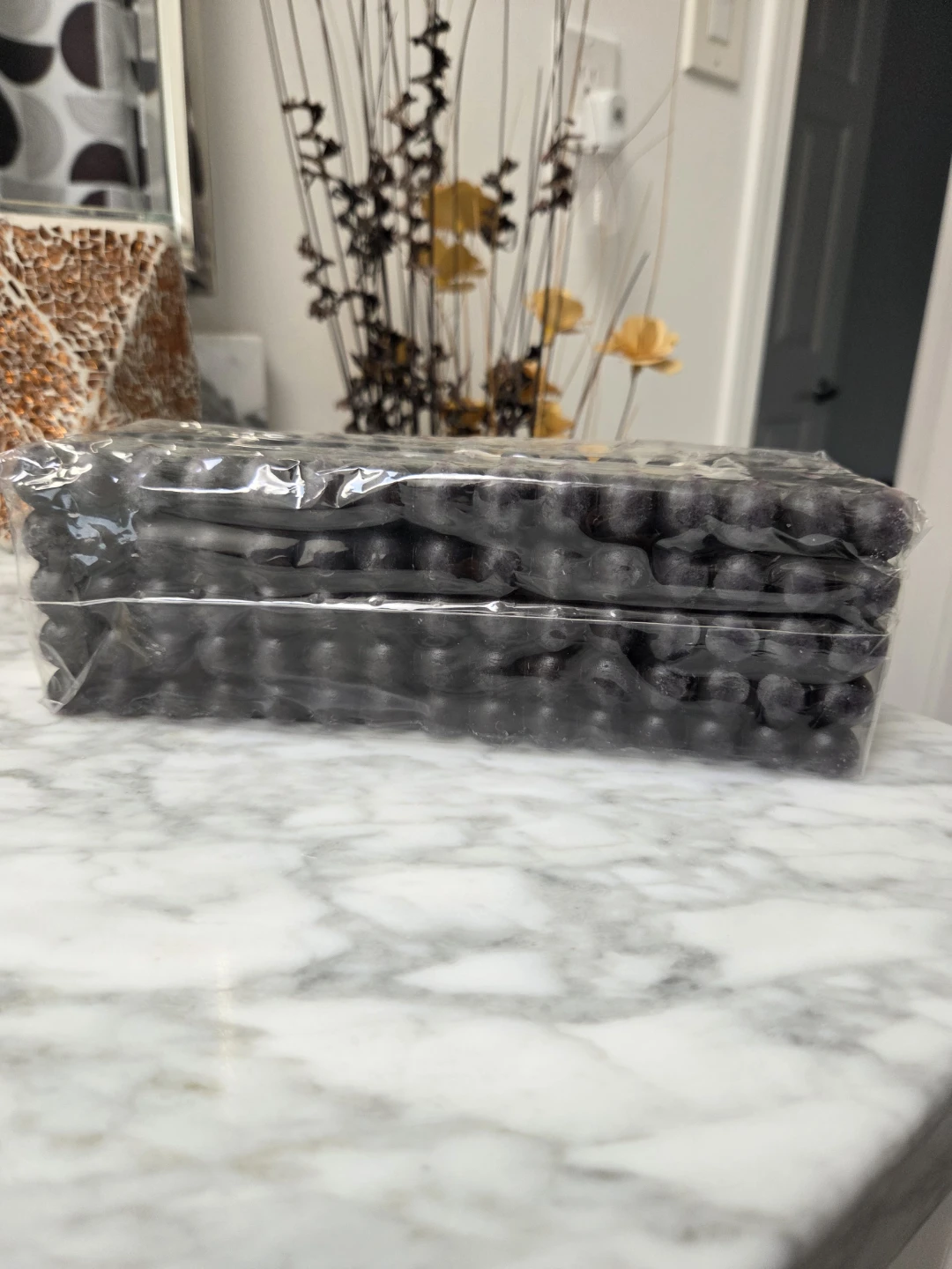 Crosby St. Everyday Black Pillar Candles