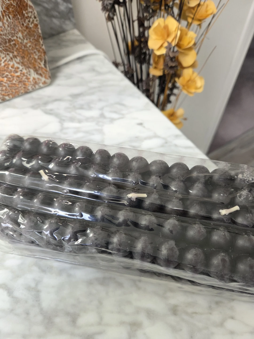 Crosby St. Everyday Black Pillar Candles - photo 2