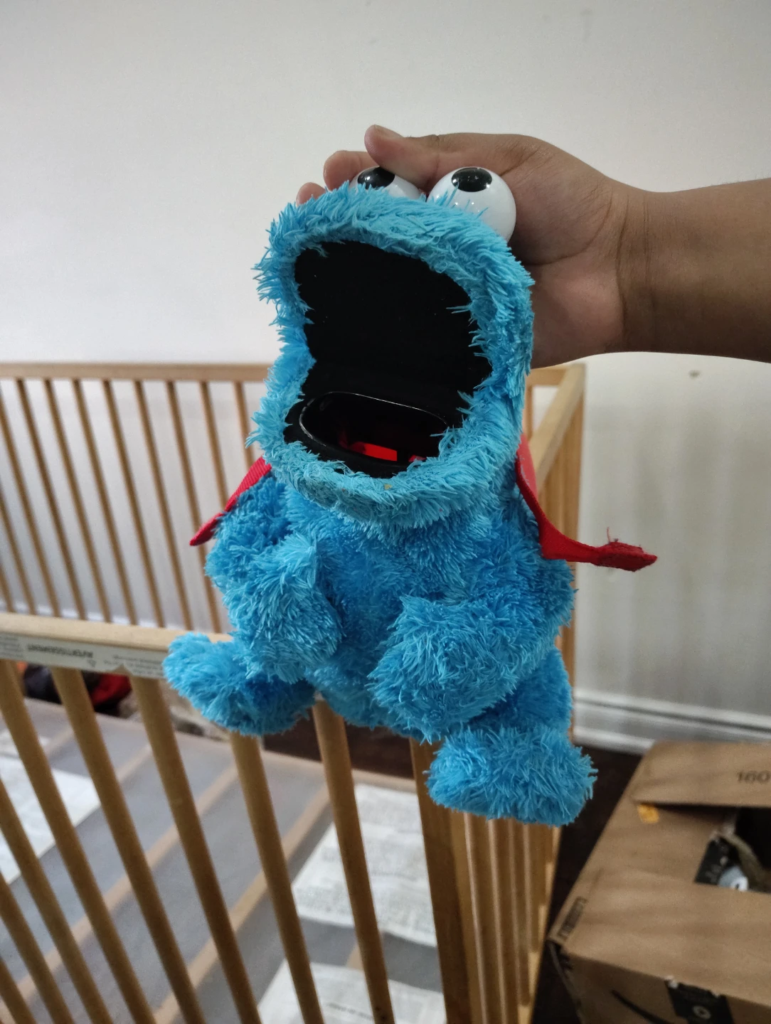 Sesame Street Cookie Monster Plush Toy with Backpack - photo 2