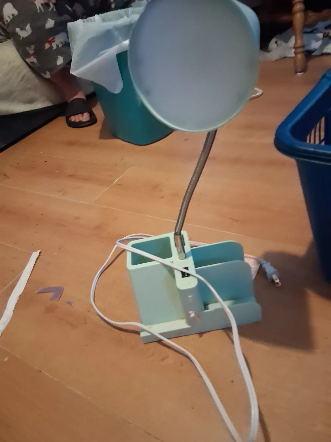 Desk Lamp with Organizer Base