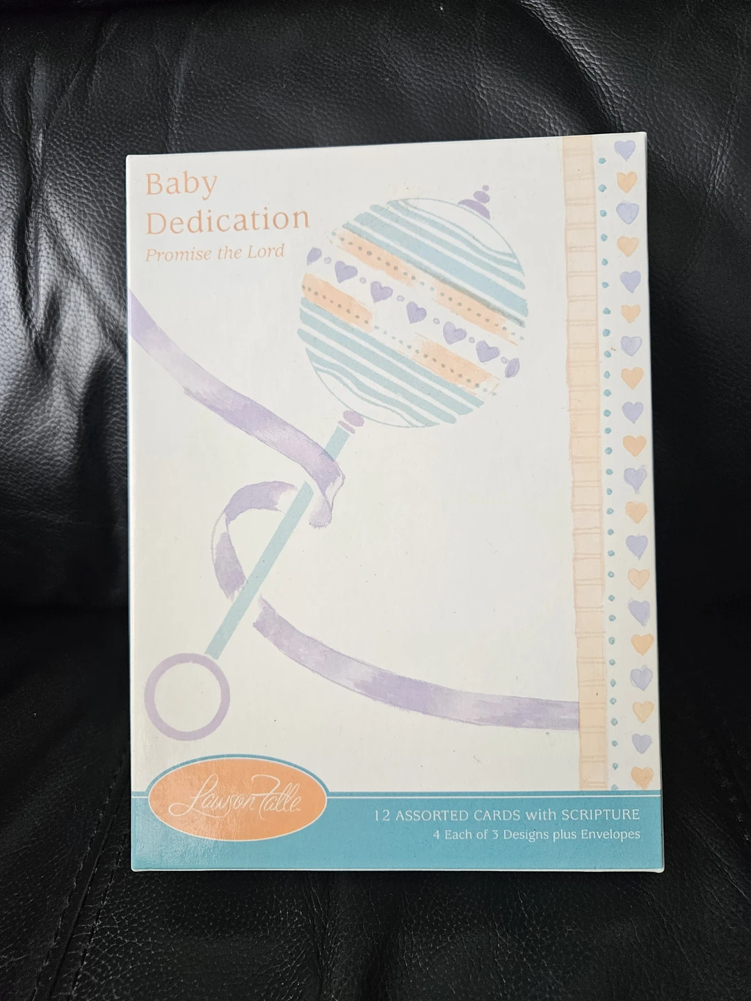 Baby Dedication Card Box