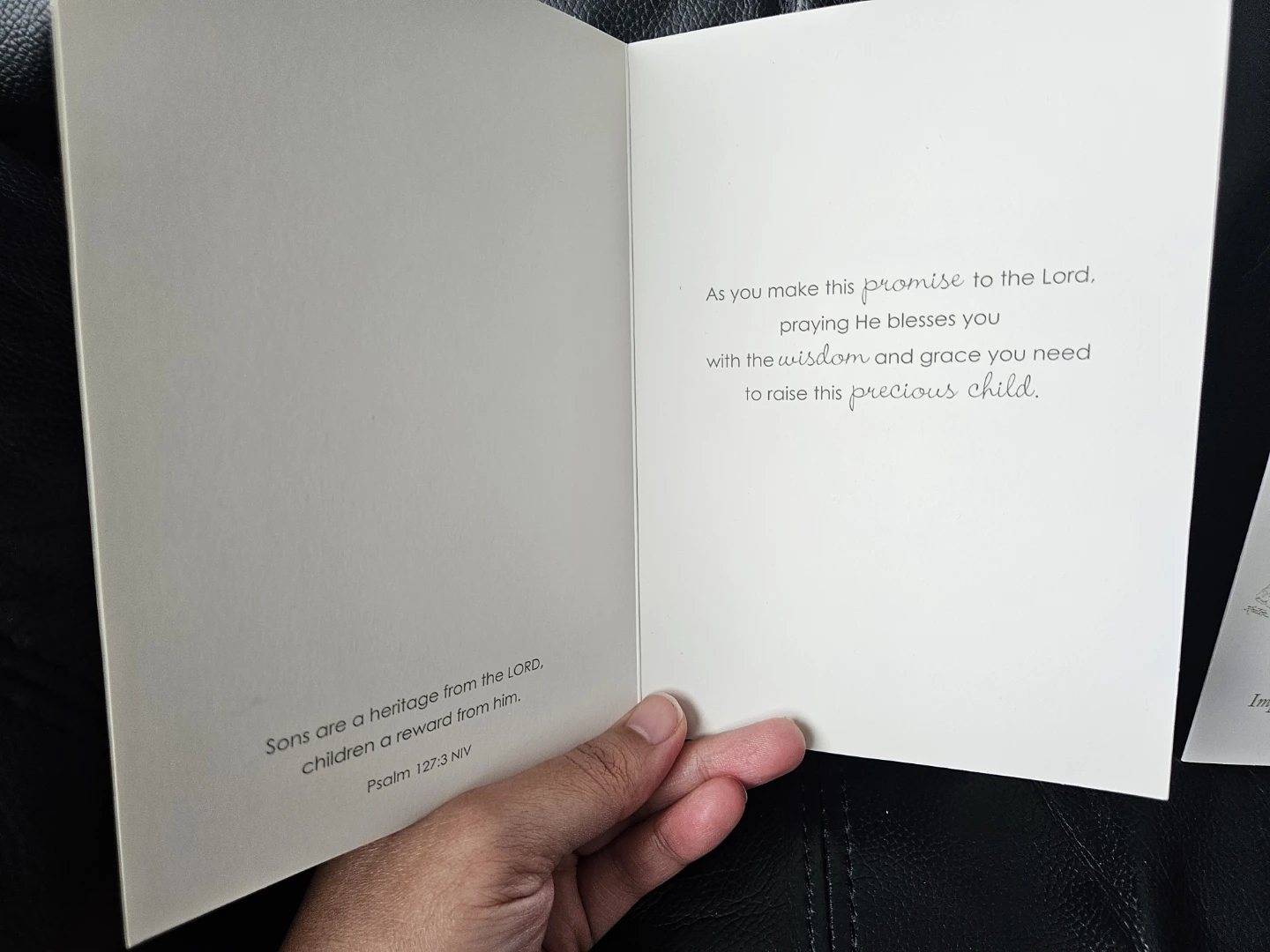 Baby Dedication Card Box - photo 4