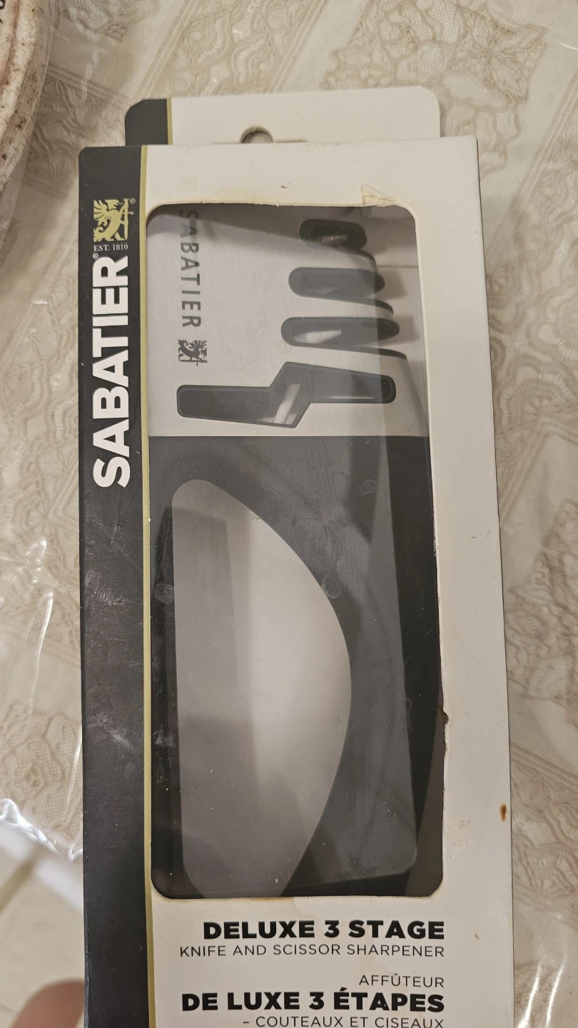 Sabatier Deluxe 3 Stage Knife and Scissor Sharpener - photo 3