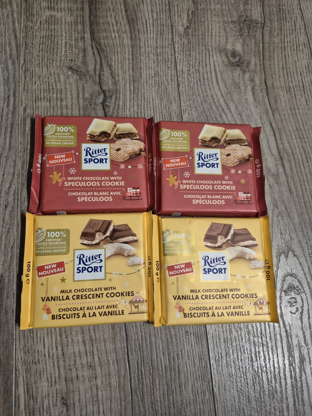 Ritter Sport Chocolate - 4 for 15$