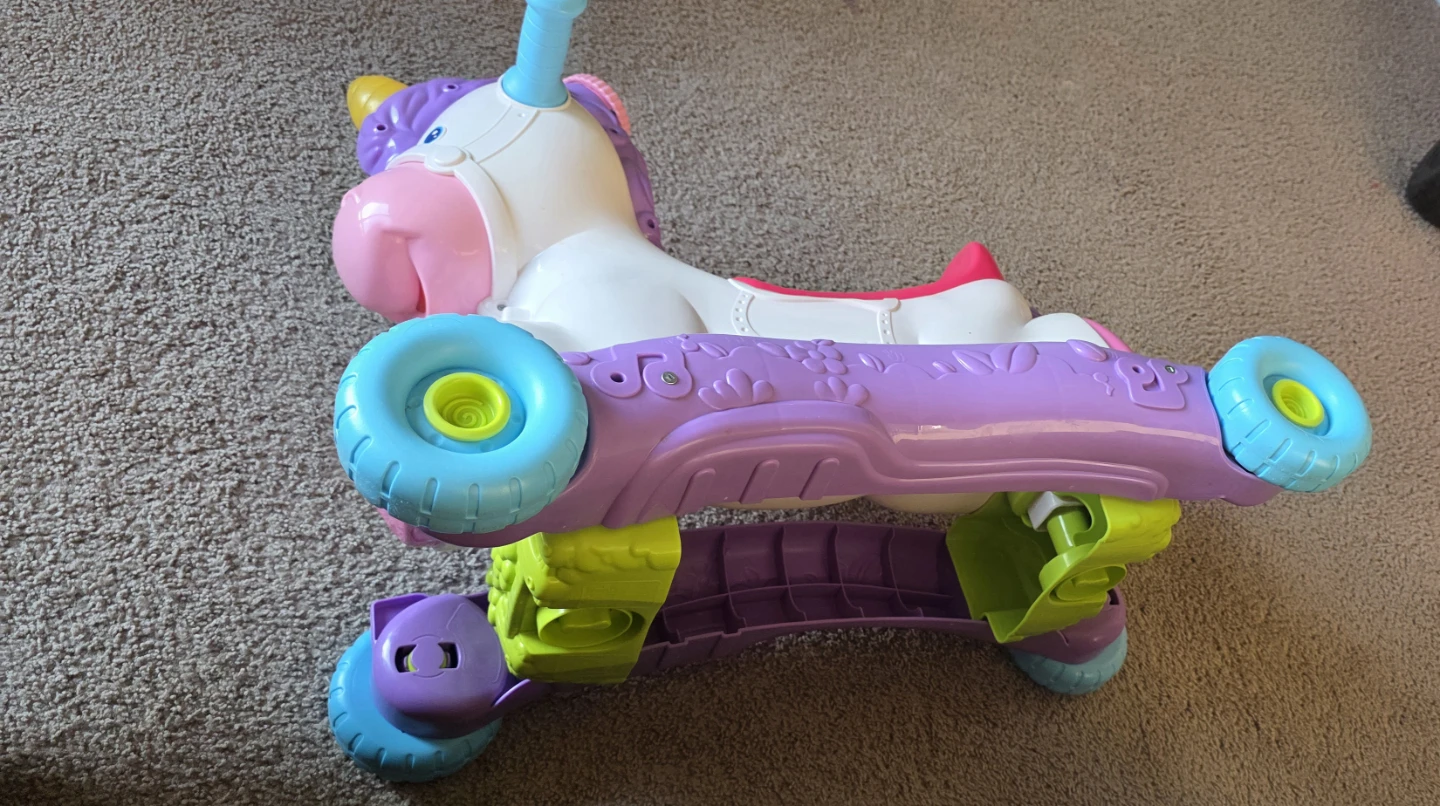 VTech Sit-to-Stand Unicorn Walker Ride-On Toy - photo 3
