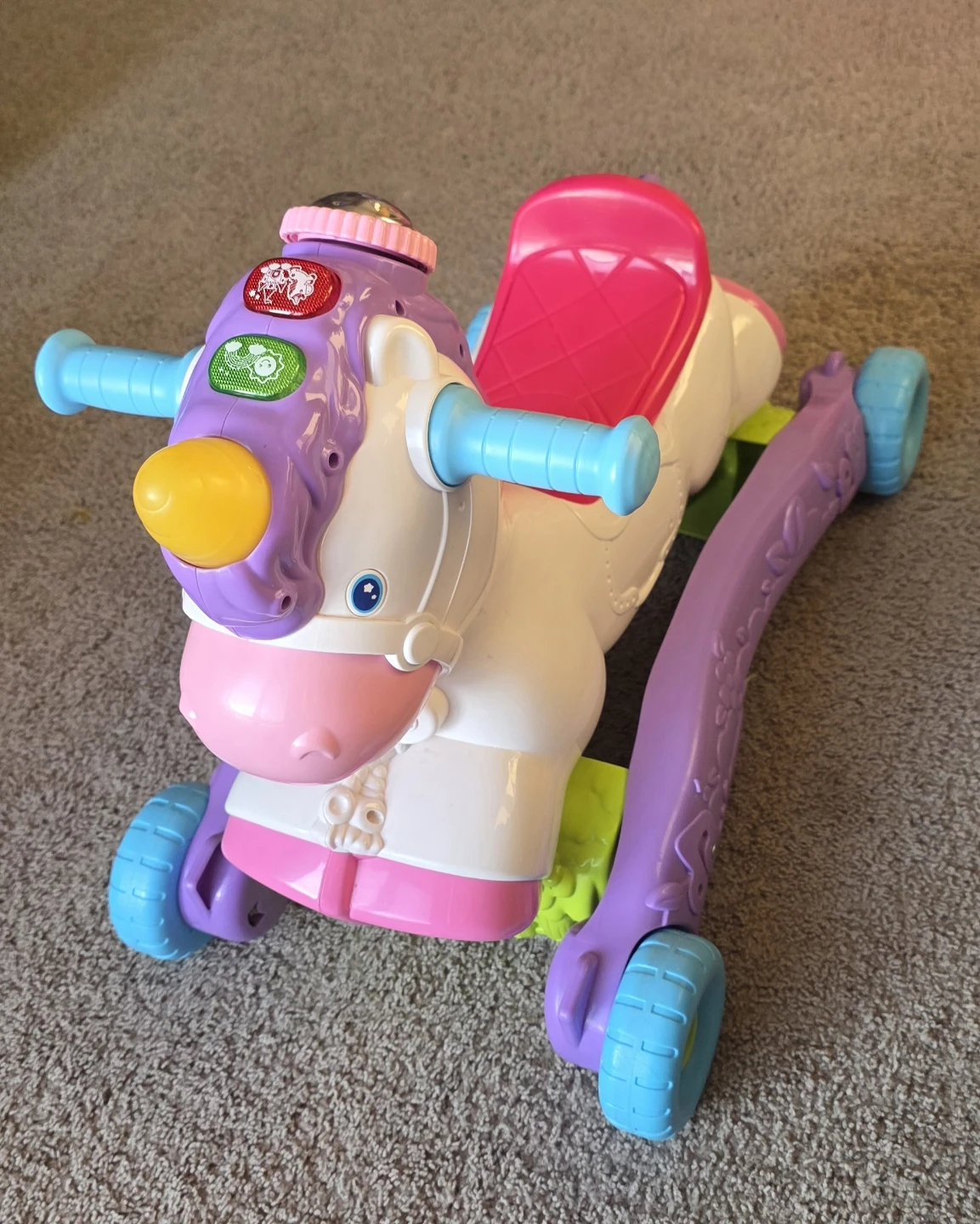 VTech Sit-to-Stand Unicorn Walker Ride-On Toy - photo 5