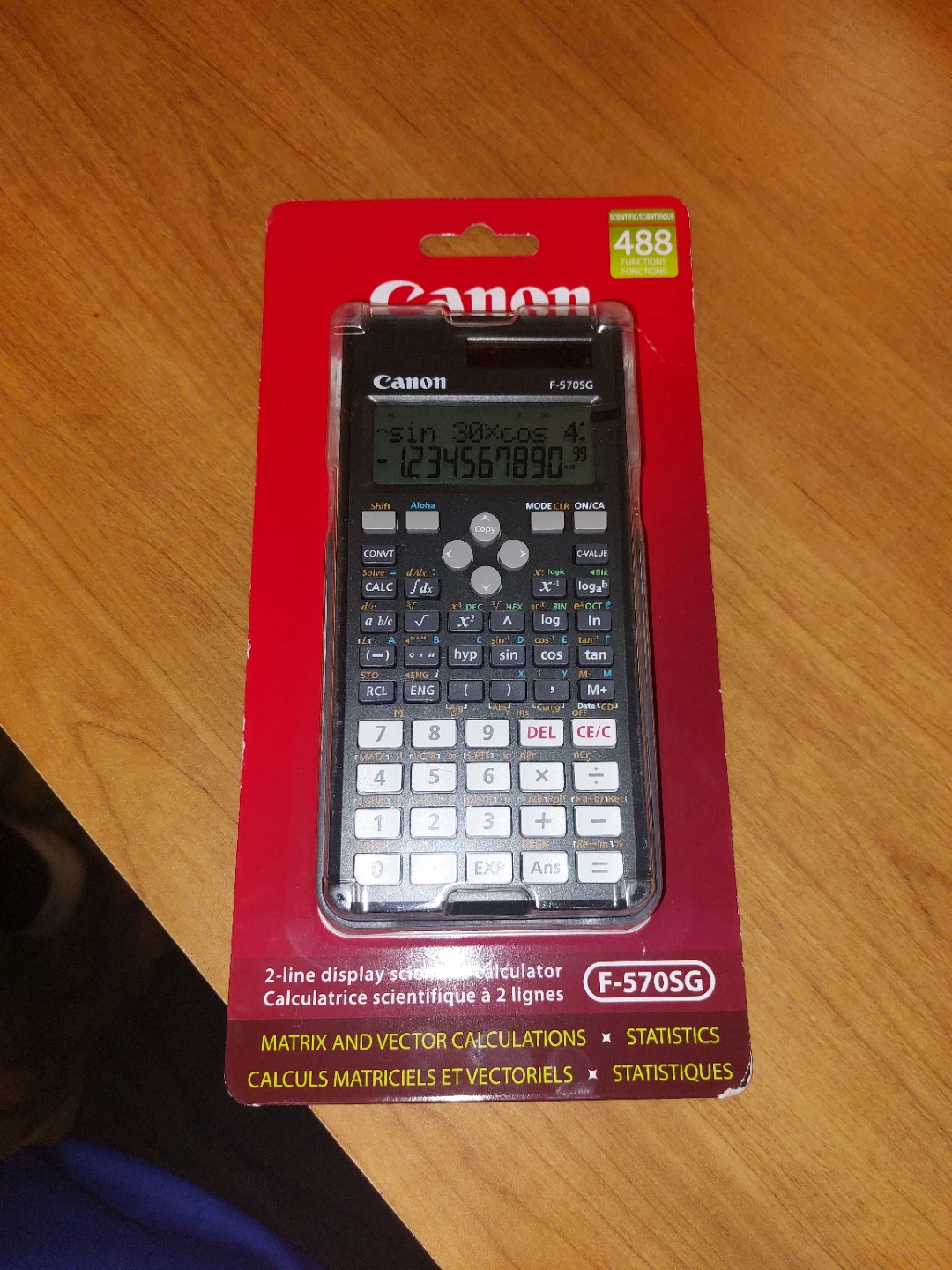 SEALED - Canon F-570SG Scientific Calculator