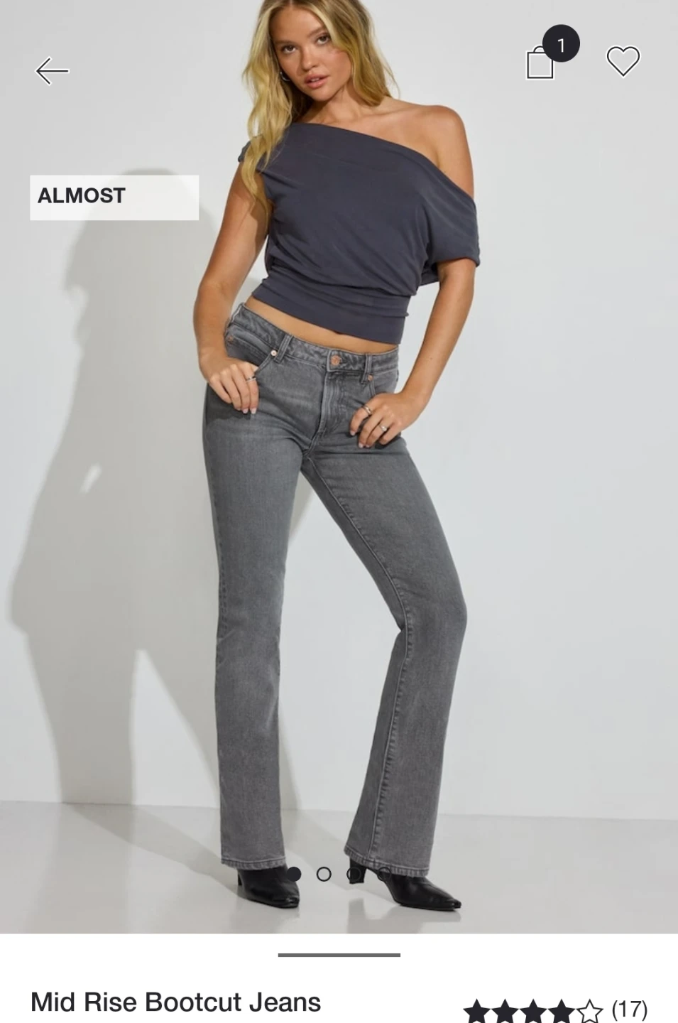 (Never worn) Mid Rise Bootcut Pants