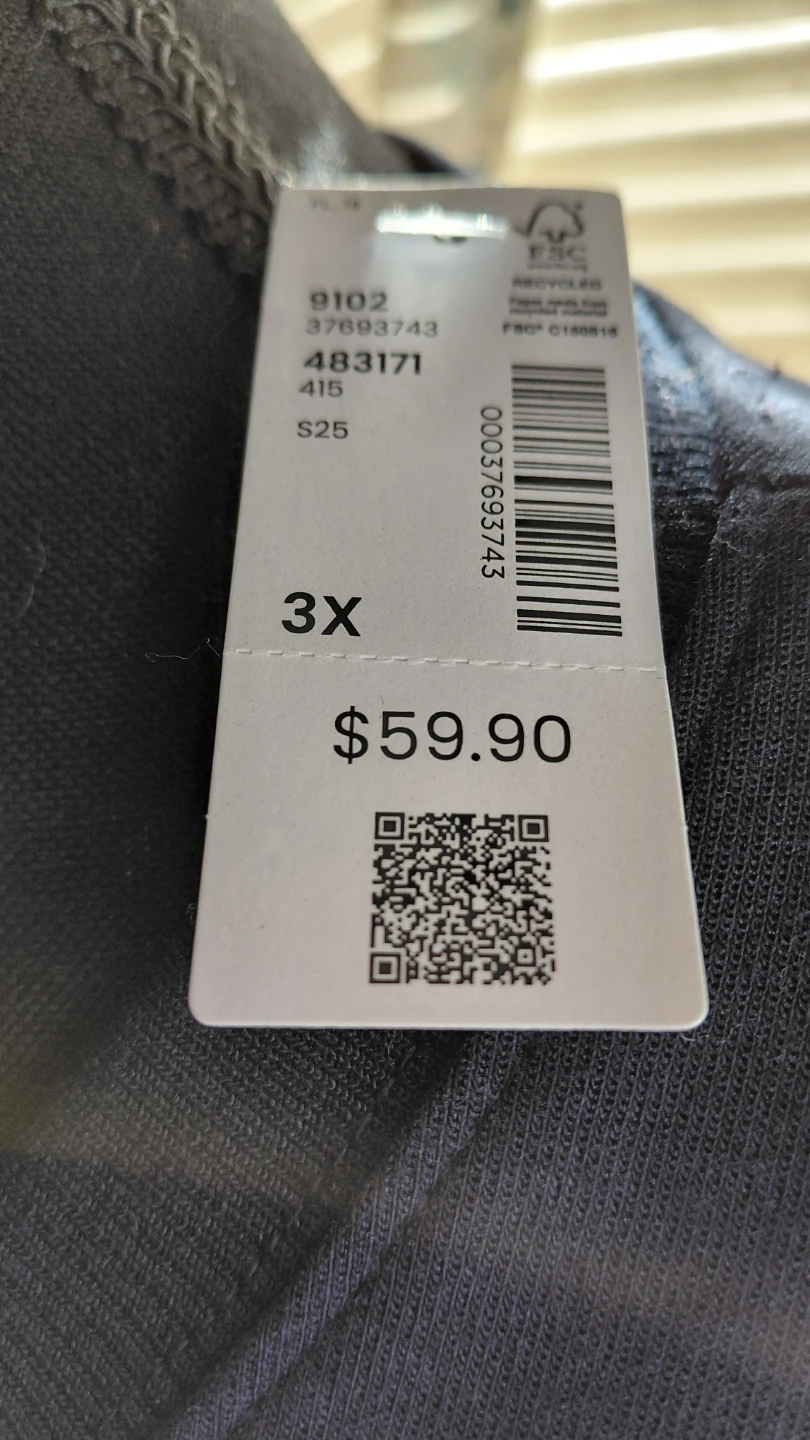 Reitmans Navy Blue 3X Layered Crewneck Shirt - photo 2