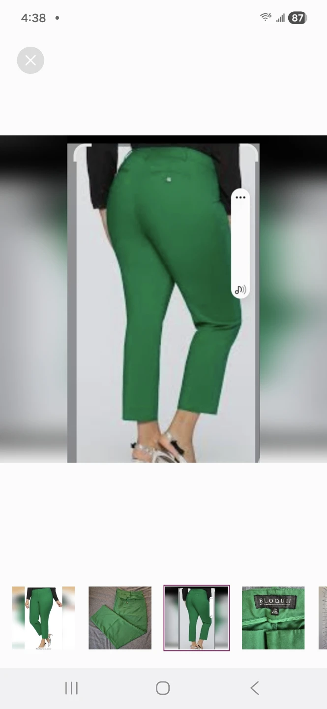 ELOQUII Green Pants - Size 22R - photo 2
