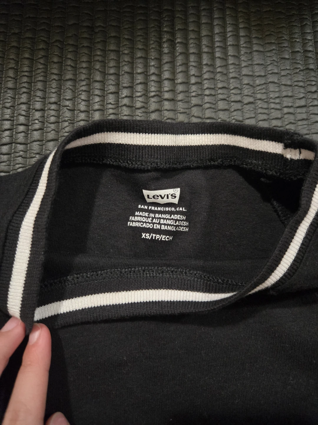 Levi's Black Crew Neck T-Shirt XS - photo 3