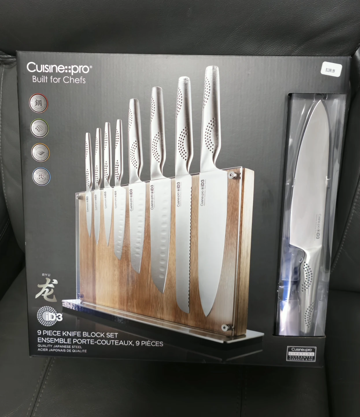 Cuisine::pro 9 Piece Knife Block Set