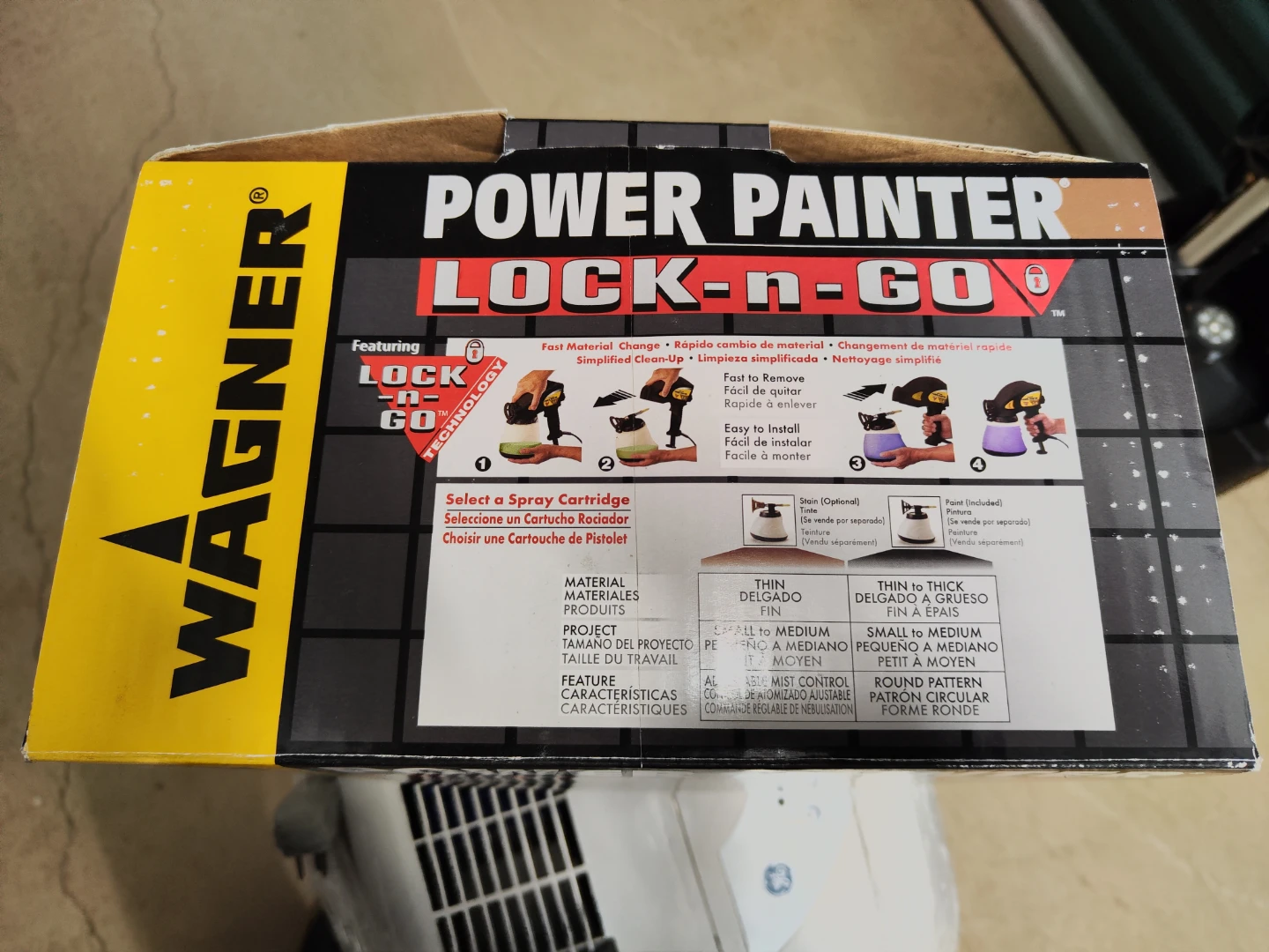 Wagner Power Painter Lock-n-Go Paint Sprayer - photo 2