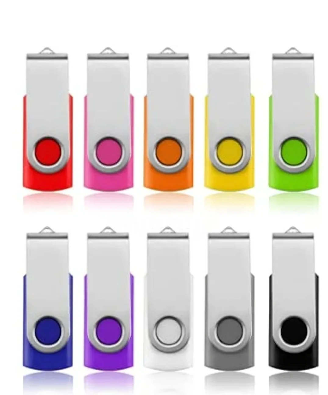 4gb Swivel USB Flash Drive random color.