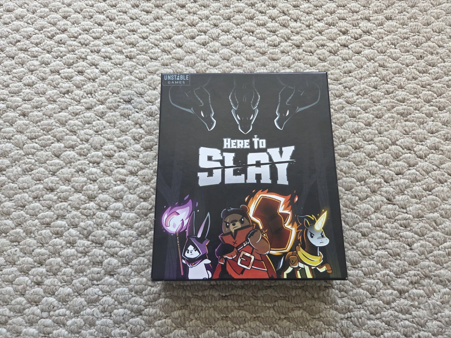 Here to slay card game plus warriors and druids expansion