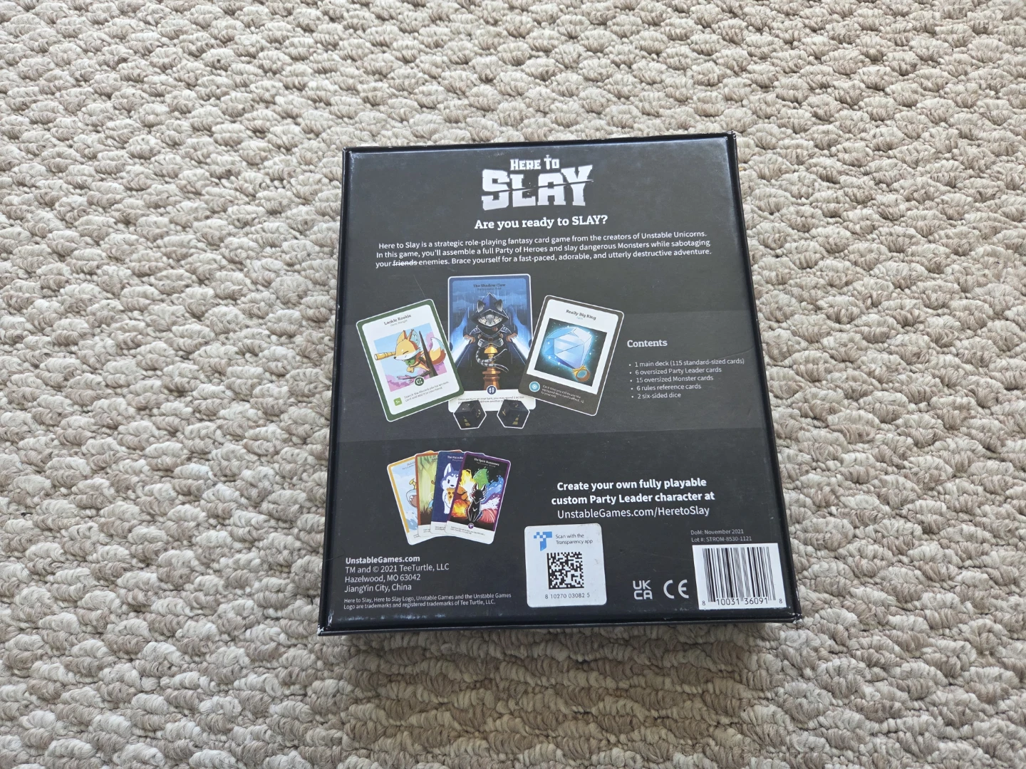 Here to slay card game plus warriors and druids expansion - photo 2
