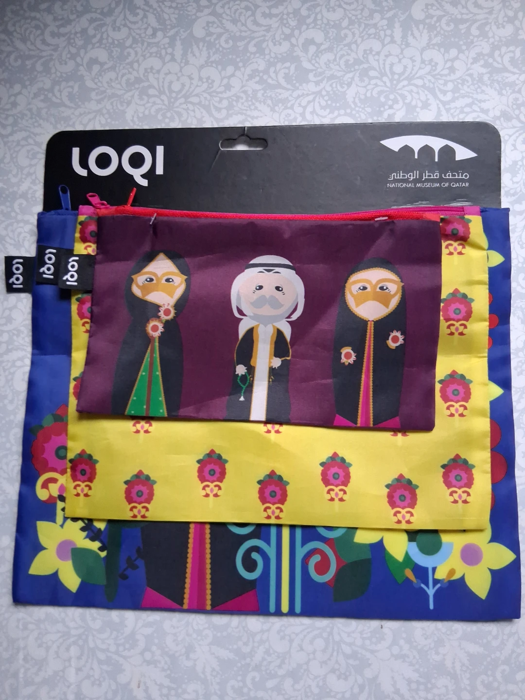 LOQI National Museum of Qatar Pouches Set