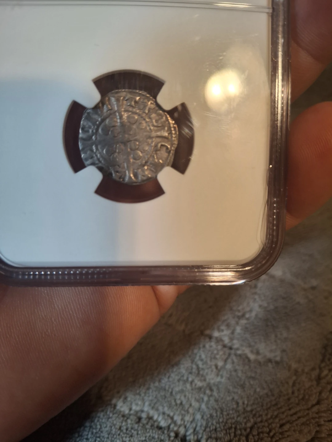 1279-1307 England Penny Edward I Clipped NGC Graded Coin - photo 5