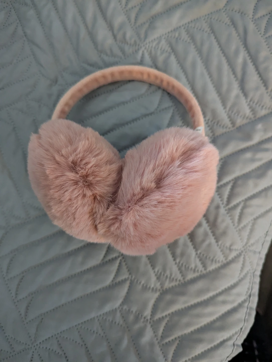Pink Faux Fur Earmuffs