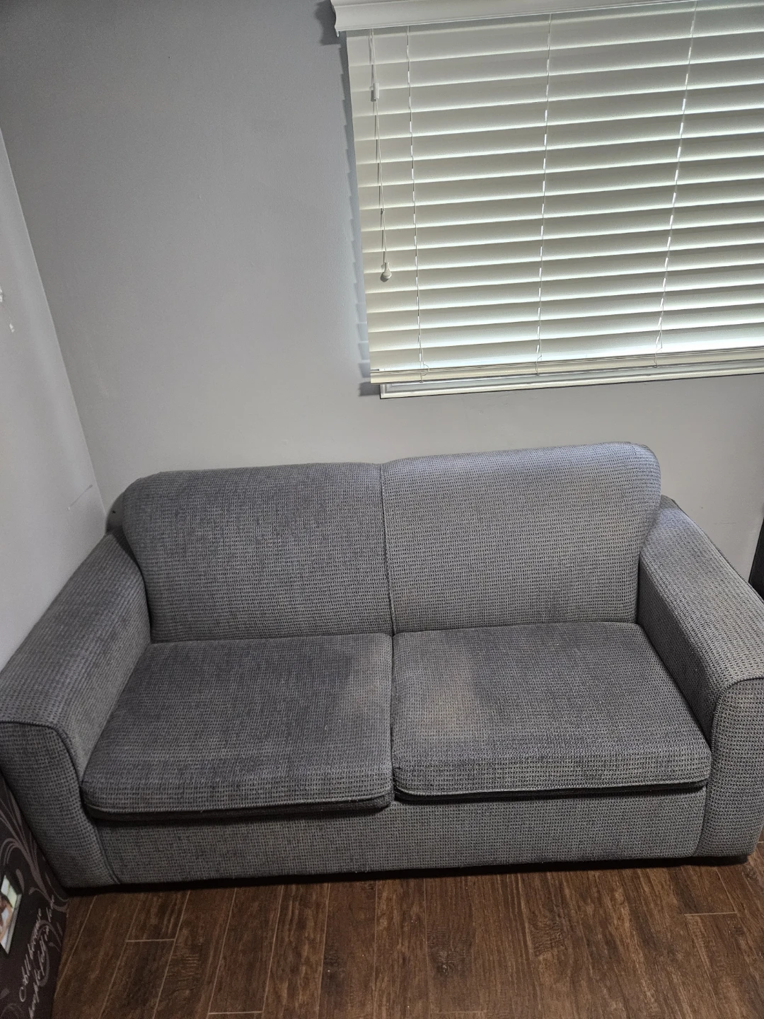 Blue/Grey pull out couch