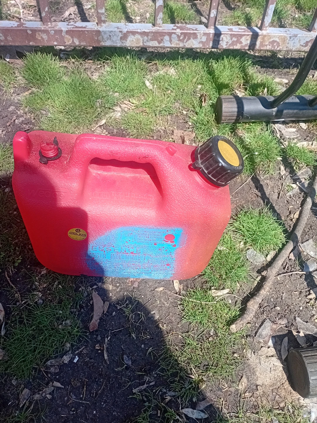 RED WATER JUG