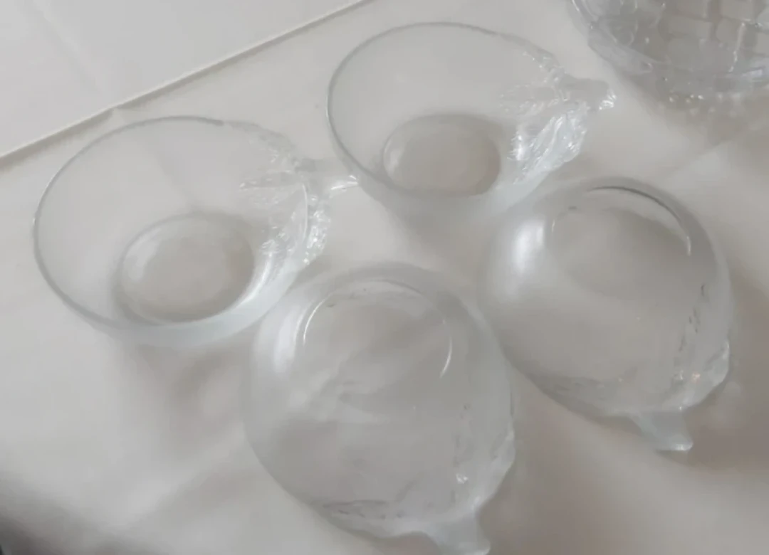 2 Set of 4 Glass Dessert Bowls - photo 2