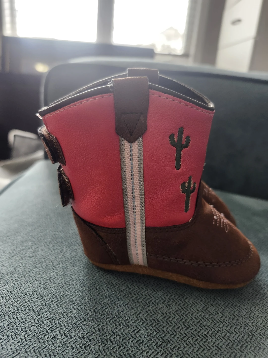 Baby Cowboy Boots - Pink and Brown - photo 2