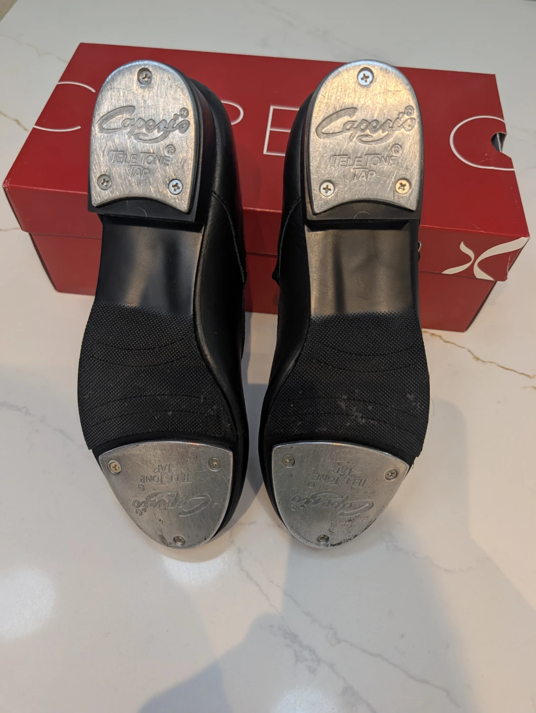 Capezio Mary Jane Tap Shoes - Black, Size 6M - photo 2