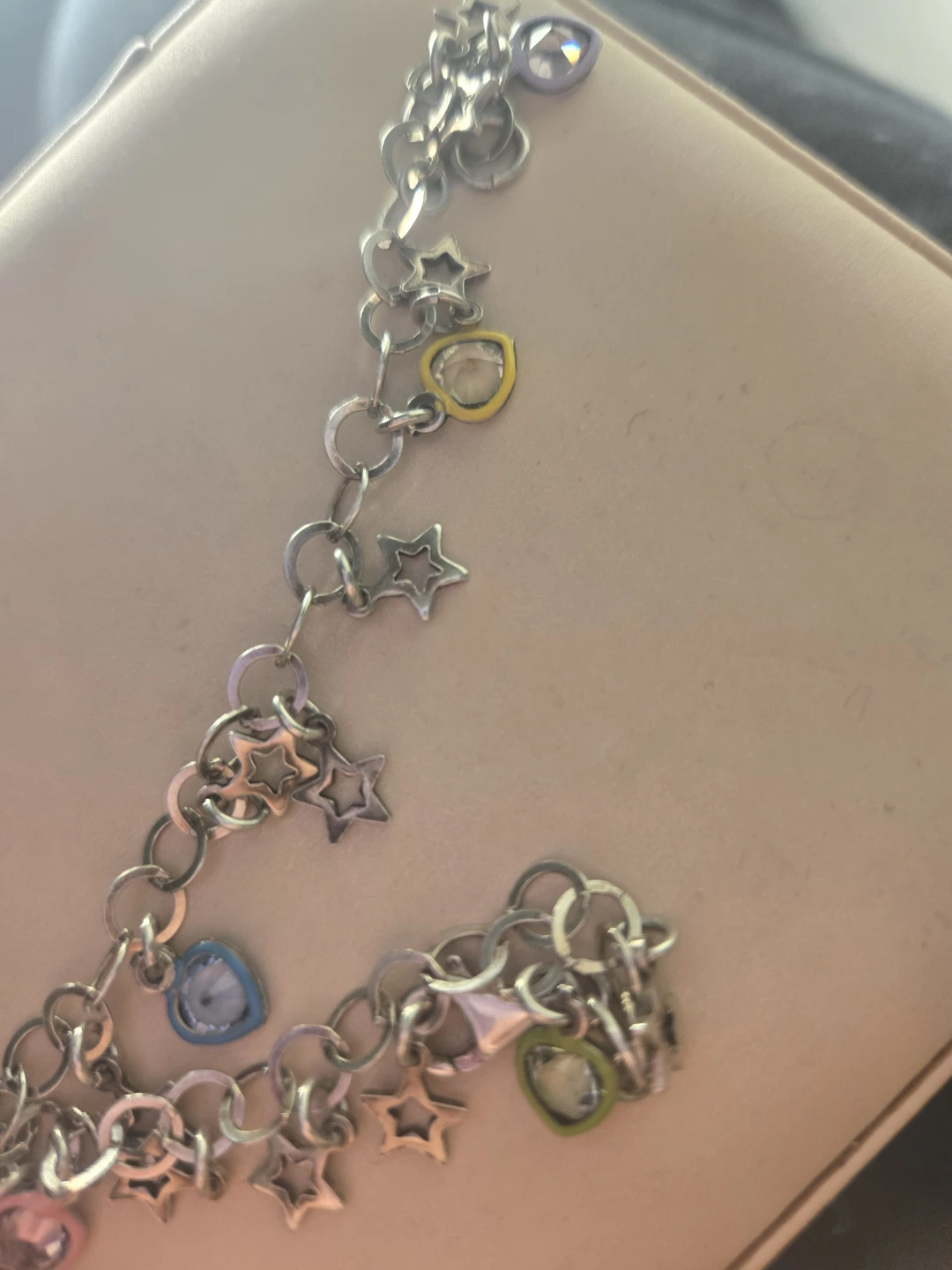 Charm Bracelet with Stars and Hearts - photo 3