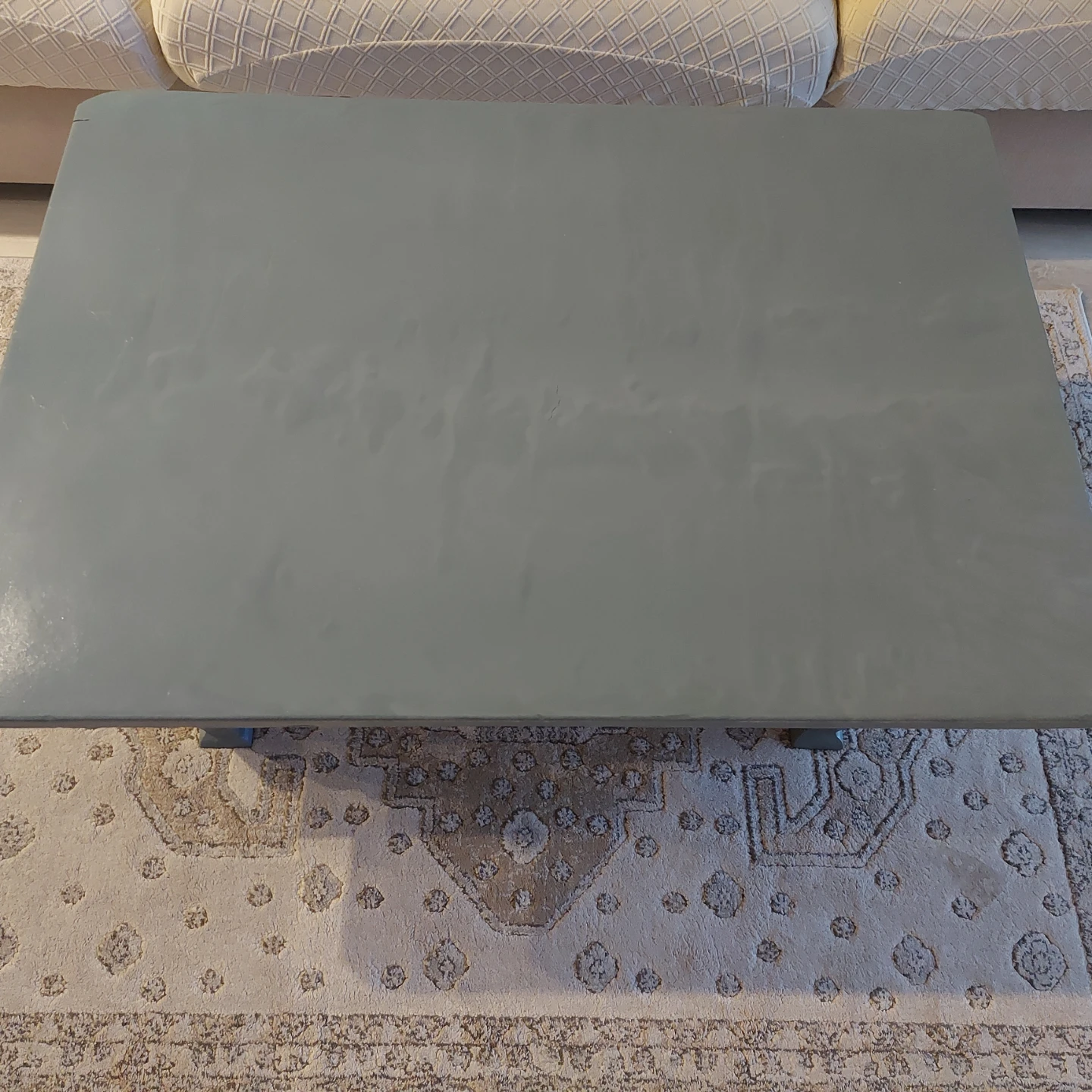 Vintage style Grey Coffee Table with Drawer - photo 2