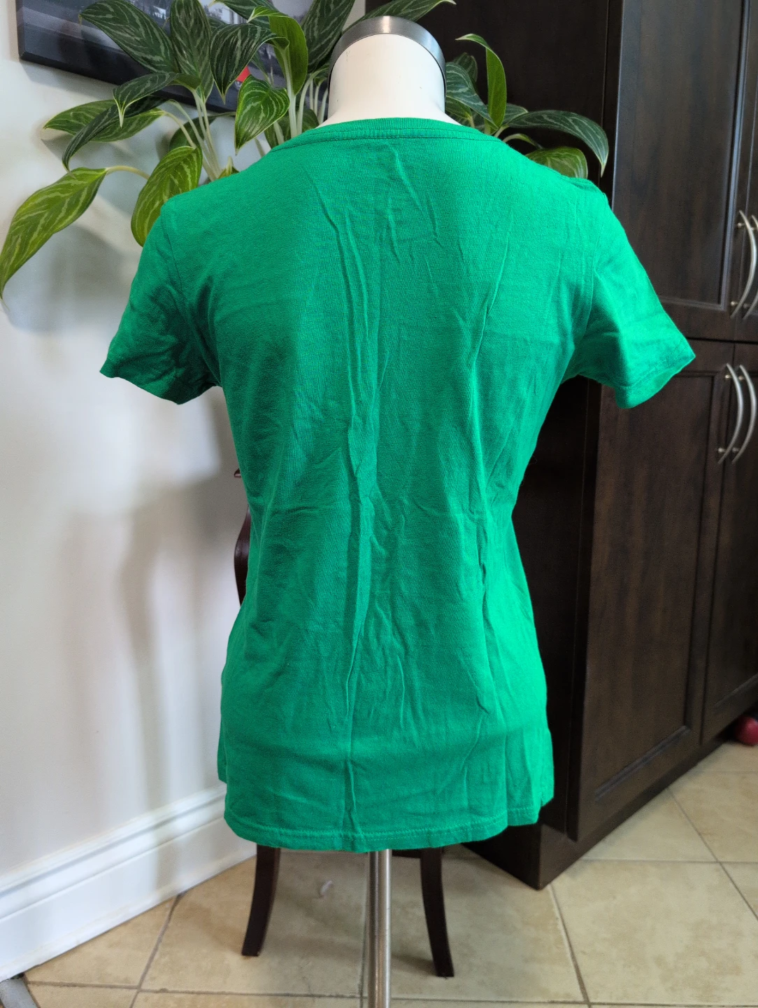 Crazydog T-Shirts  Green Cotton T-Shirt Medium - photo 3