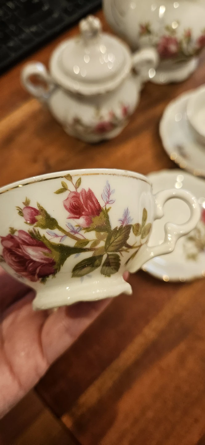 Vintage Floral Teacup Set - Made in Japan - photo 2
