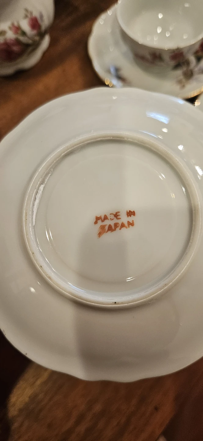 Vintage Floral Teacup Set - Made in Japan - photo 4