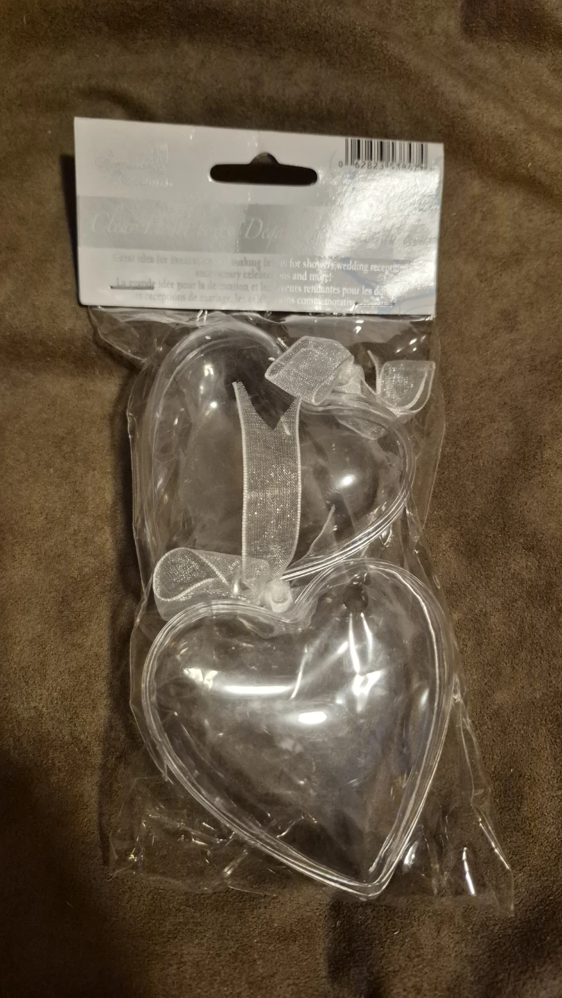 Heart Clear Favor Boxes
