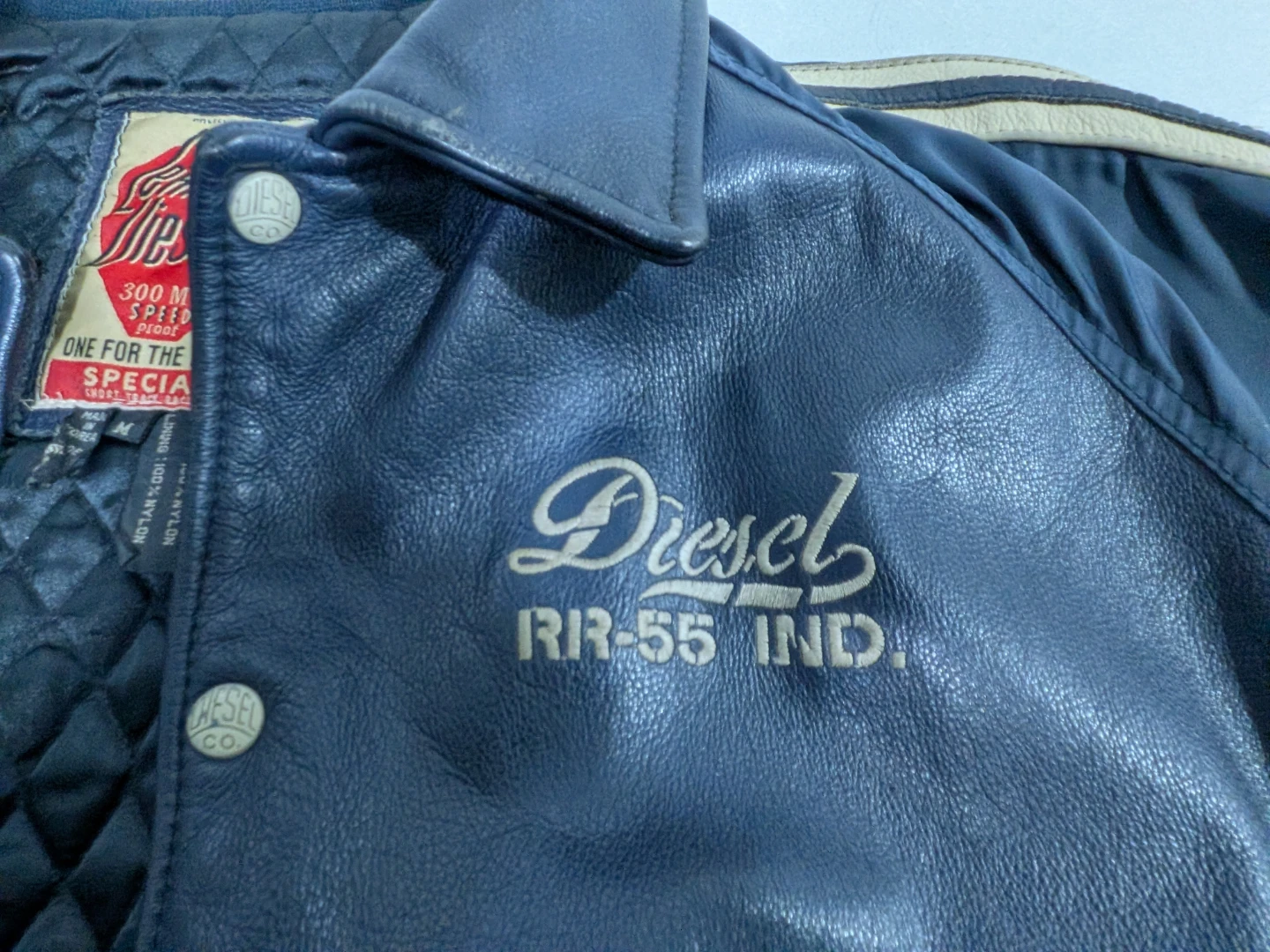 Vintage Diesel Leather Jacket rnens medium - photo 4