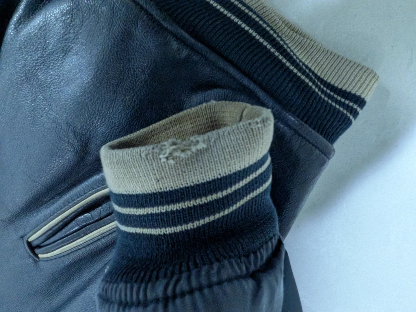 Vintage Diesel Leather Jacket rnens medium - photo 5