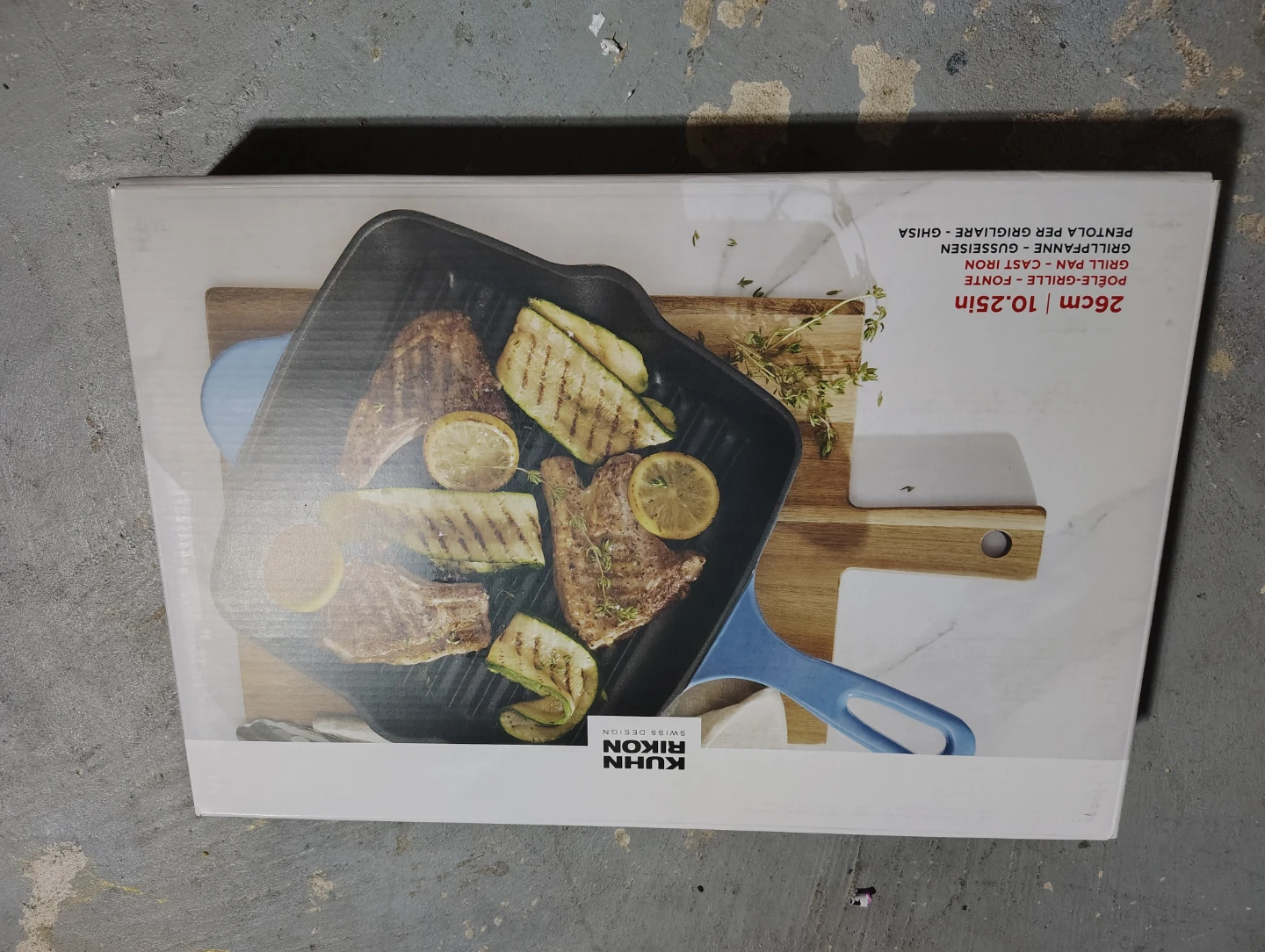 Kuhn Rikon Cast Iron Grill Pan 26cm