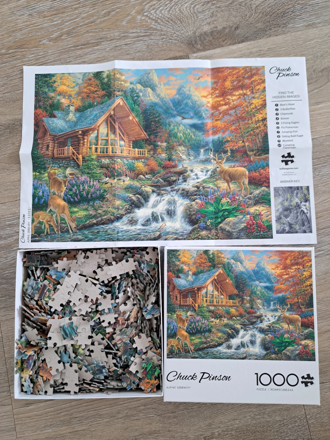 Chuck Pinson Alpine Serenity 1000 Piece Jigsaw Puzzle