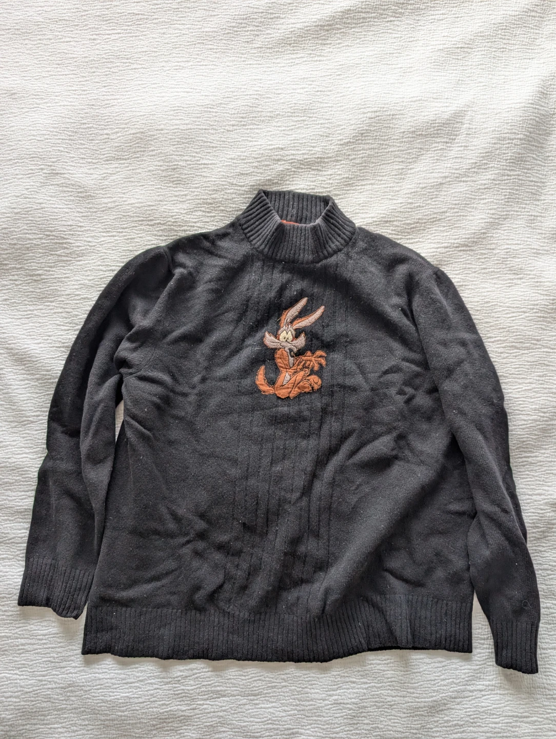 Iceberg History Looney Tunes Wile E. Coyote Mock Neck Sweater - photo 5