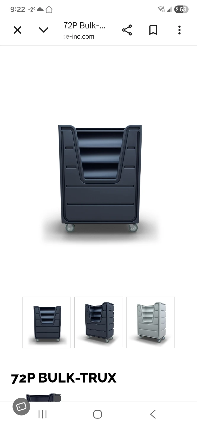 Meese 72P Bulk-Trux Laundry Cart - photo 2