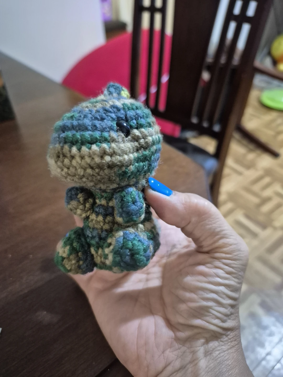 Hand-Crocheted Dinosaur Plush Toy - photo 3